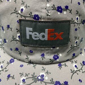 New Floral flowers Fed Ex baseball hat womens A15